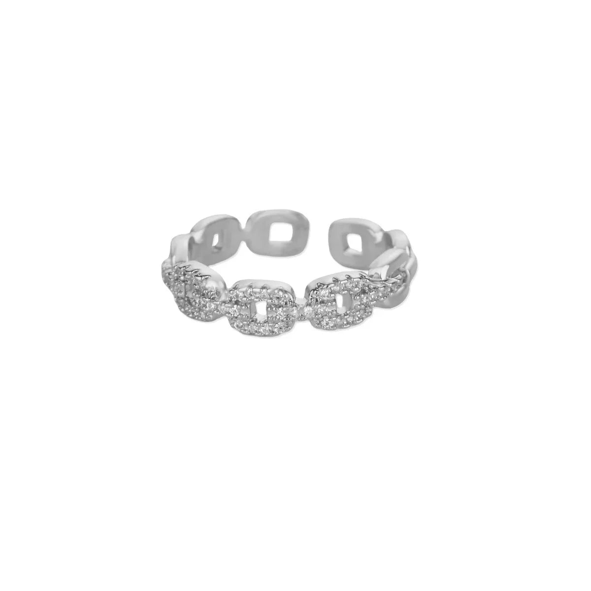 Anillos Gold Color Cubic Zirconia Chic Rings